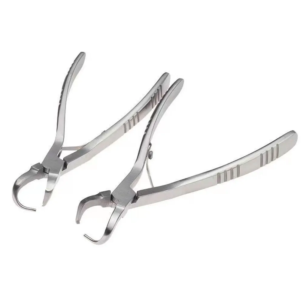 2Pcs/lot Dental Crown Extractor Forcep Plier Teeth Extraction Plier Forcep Crown Remover Extractor Forceps Dental Surgical Tools