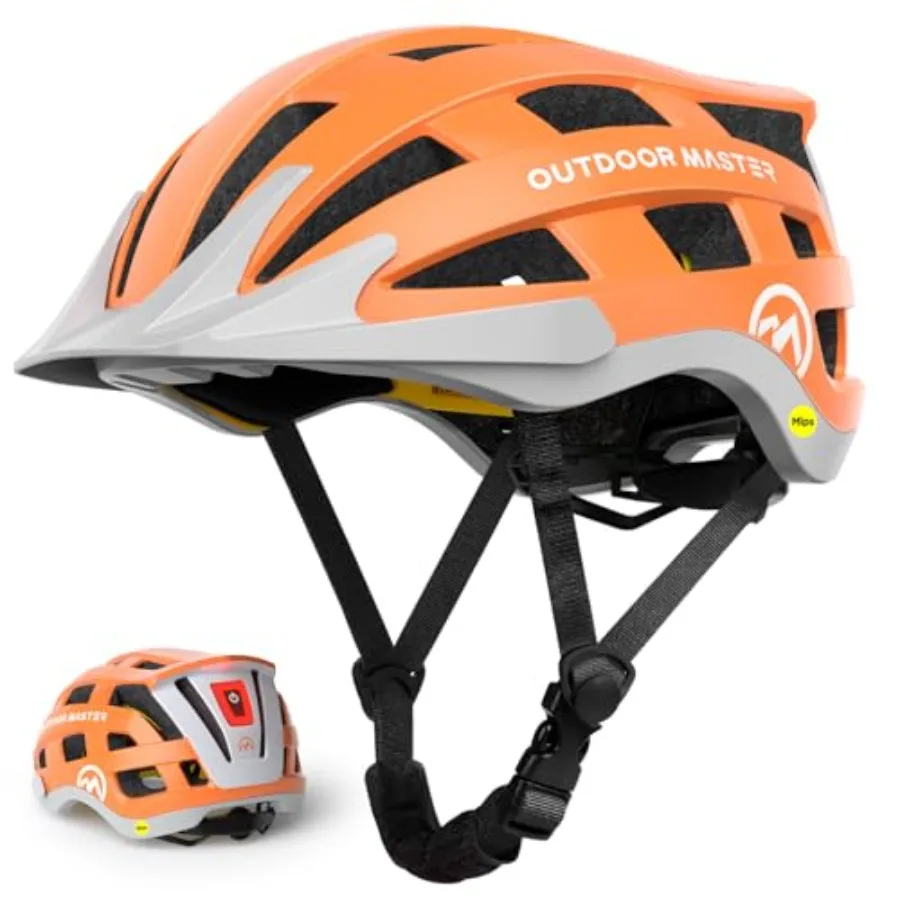 

Gem II MIPS Bike Helmet with Light - Lightweight Cycling HelmetMountain Road Bicycle Helmet for Youth and Adult