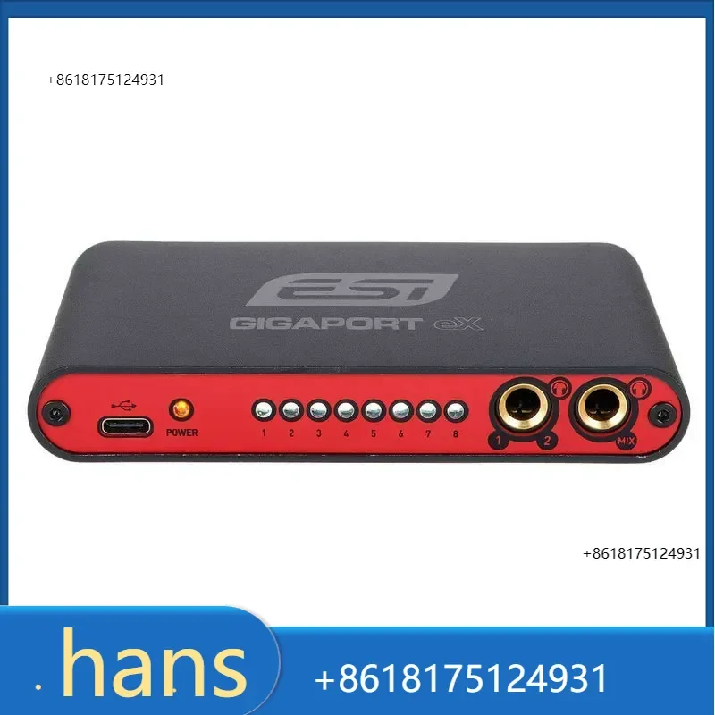 2026 Factory Direct Sales Germany ESI GIGAPORT eX 8-way output usb professional grade external sound card audio interface
