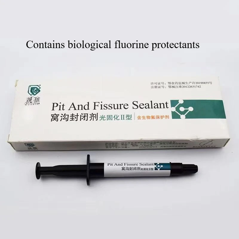 Dental Pit Fissure Sealant UV Cured Resin Containing Bio Fluorine Protectant Prevent Dental Pit Fissure Caries Oral Care Tool