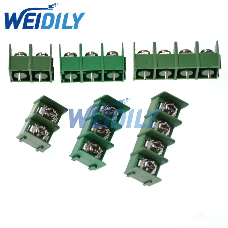 10PCS KF8500-2P 3P 4P 8.5mm Pitch Connector PCB Screw Terminal Block Connector 2/3/4pin 300V 20A 22-12AWG