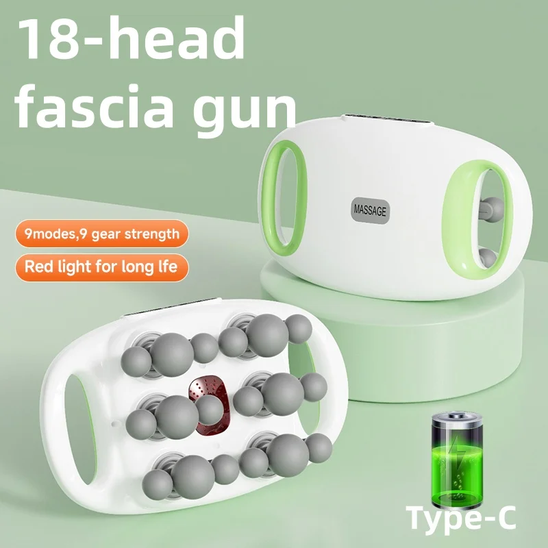 

18 Massage Heads Massage Gun Deep Tissue Muscle Professional Grade High Quality Wireless Frequency Vibration Masajeador