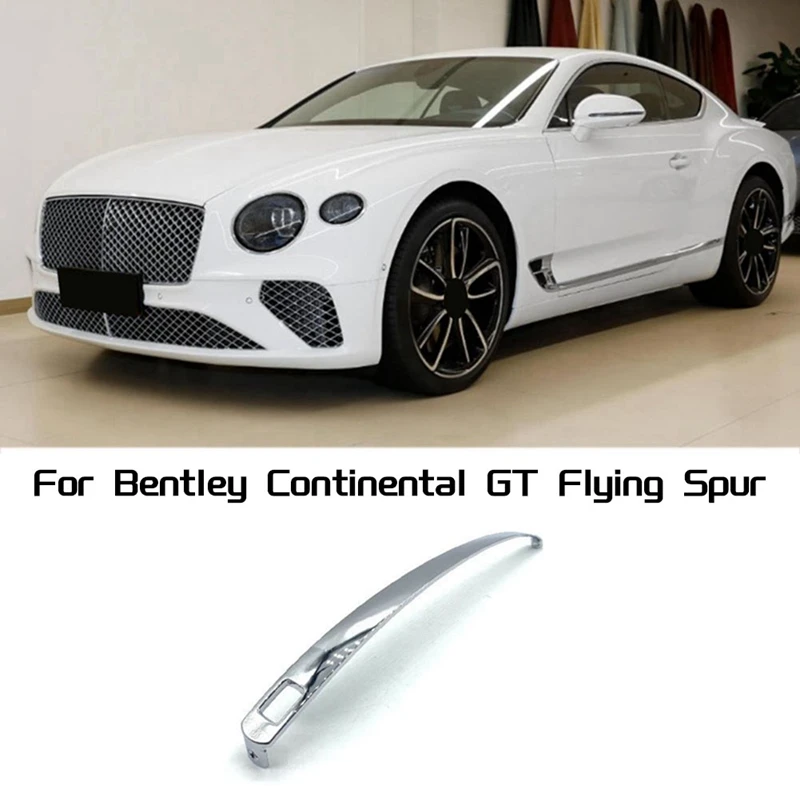 Car Door Handle Plating Strip Outer Handle Trim Strip Plating Glitter For Bentley Continental GT Flying Spur