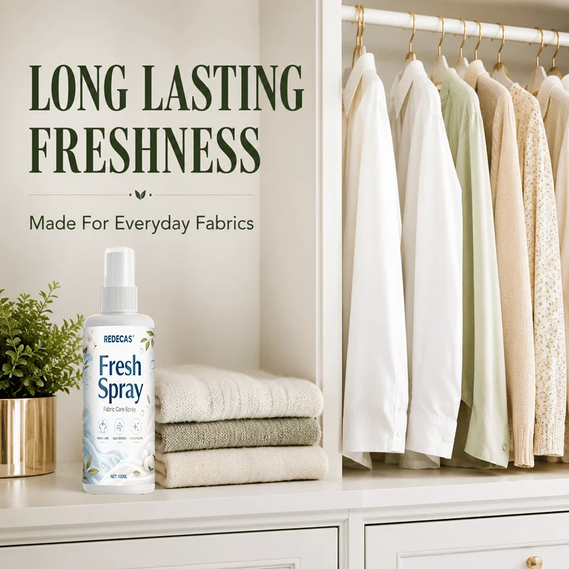Clothes Deodorizing Spray, Removes Musty, Humidity & Drying Odors, Sweat, Car Leather, Carpet & Bedding Odor, Long-Lasting Scent