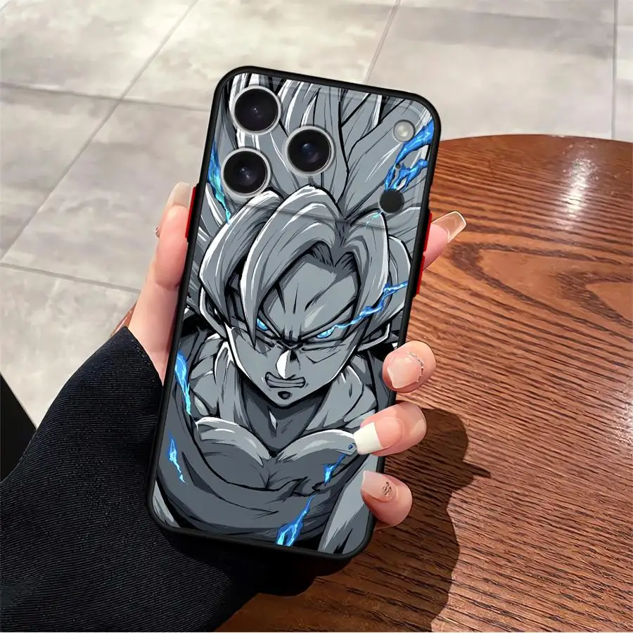 Dragon Ball Goku Comic Funda Back Phone Cover soft Case for iPhone 17 Pro Max 12 11 15 17P 16P X XS XR 16 Plus Air 14 7 8 SE 13