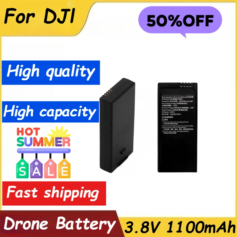 

3.8V 1100mAh Rechargeable Battery for DJI Tello Intelligent Flight Drone Brand-New, 0 Cycles,High Quality