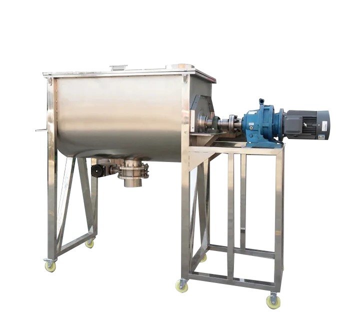 500kg 1 Ton Capacity Powder Ribbon Mixer Machine Sus304 Horizontal Feed Mixers