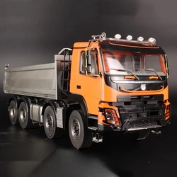 RC 1/14 Dump Truck Truck Tamiya Regal 8X8 Dump Truck All-wheel Drive Simulation Details Full Metal Model Toy