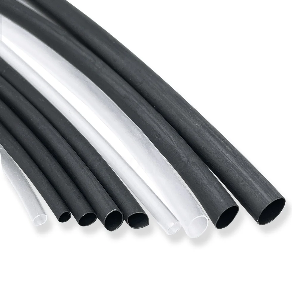 1meter / 5meter heat shrinkable tube black transparent heat shrinkable tube wrapping kit 2:1 wrapping connector cable sleeve