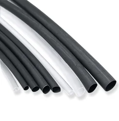 1meter / 5meter heat shrinkable tube black transparent heat shrinkable tube wrapping kit 2:1 wrapping connector cable sleeve