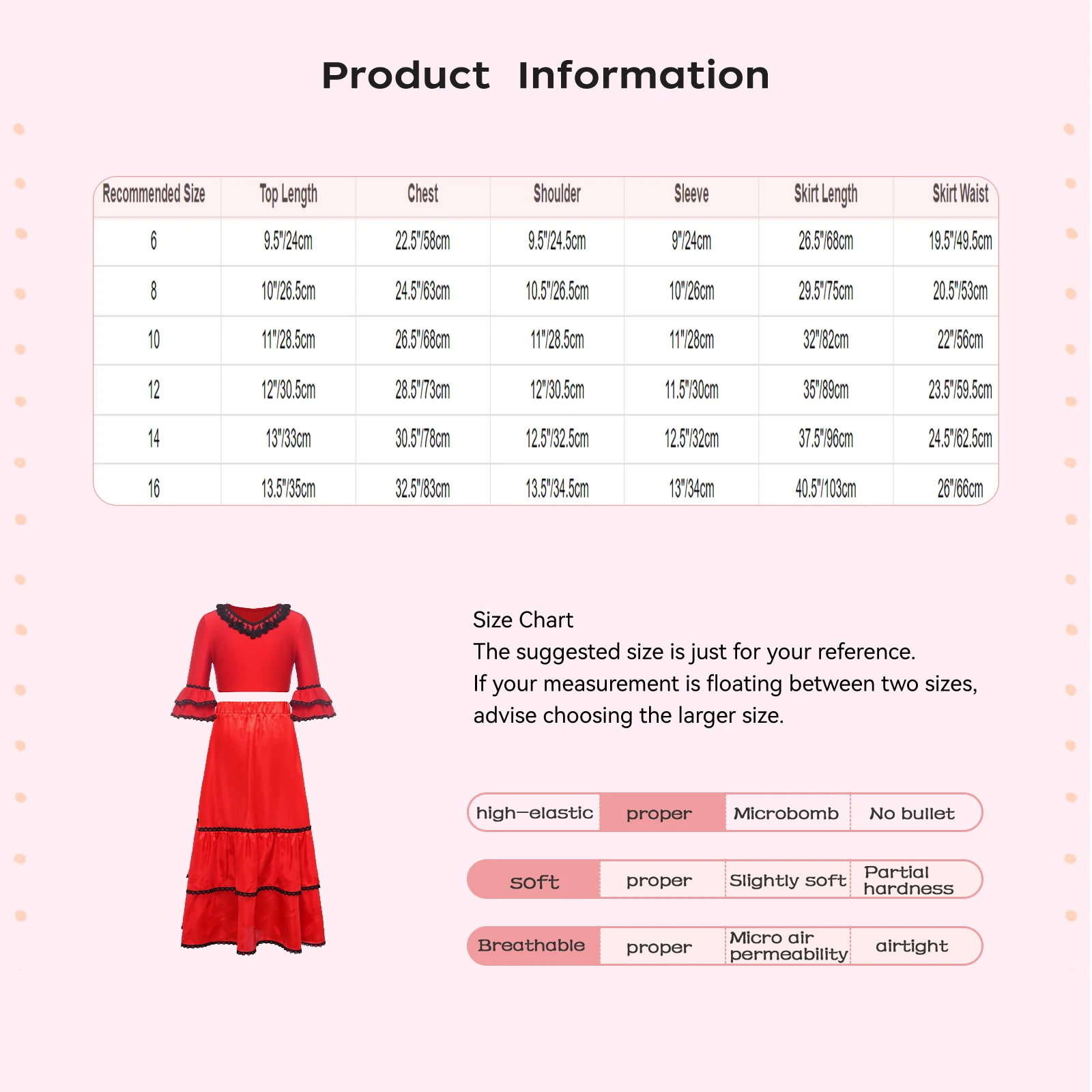 Kids Girls Spanish Flamenco Dance Outfit Tassel V-neck Ruffle Half Sleeves Crop Top with Skirt Children Classic Mexican Costumes