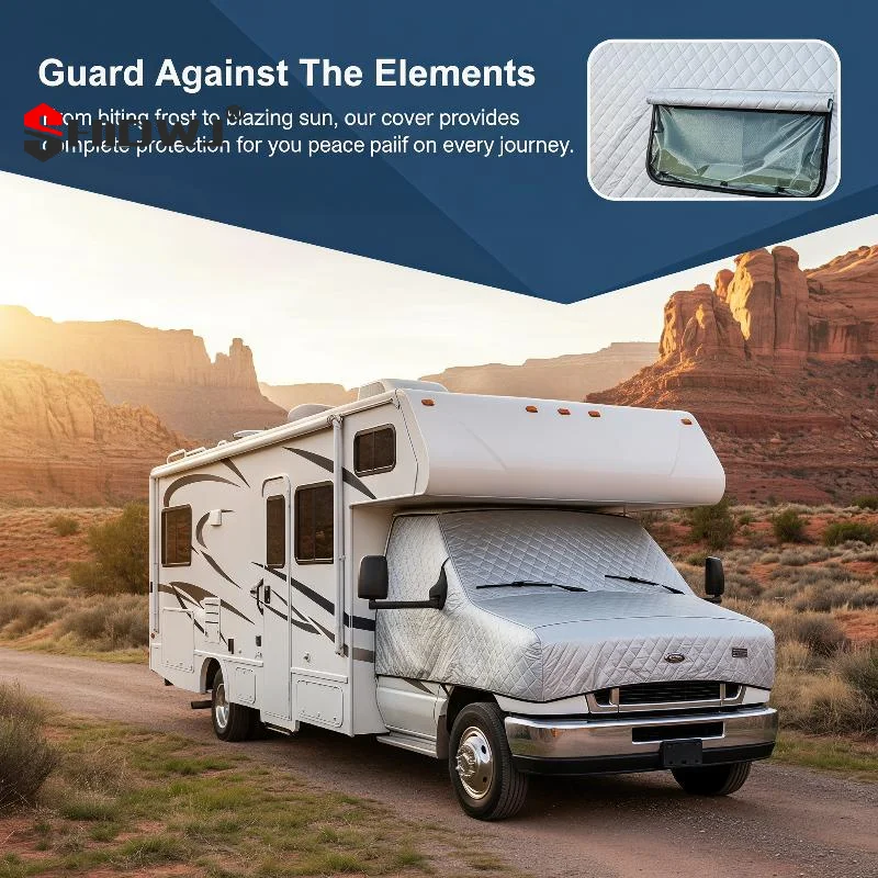 1PCS Motorhome Thermal Windscreen Screen Cover Wrap Black Out Blinds For Ducato / Boxer / Relay
