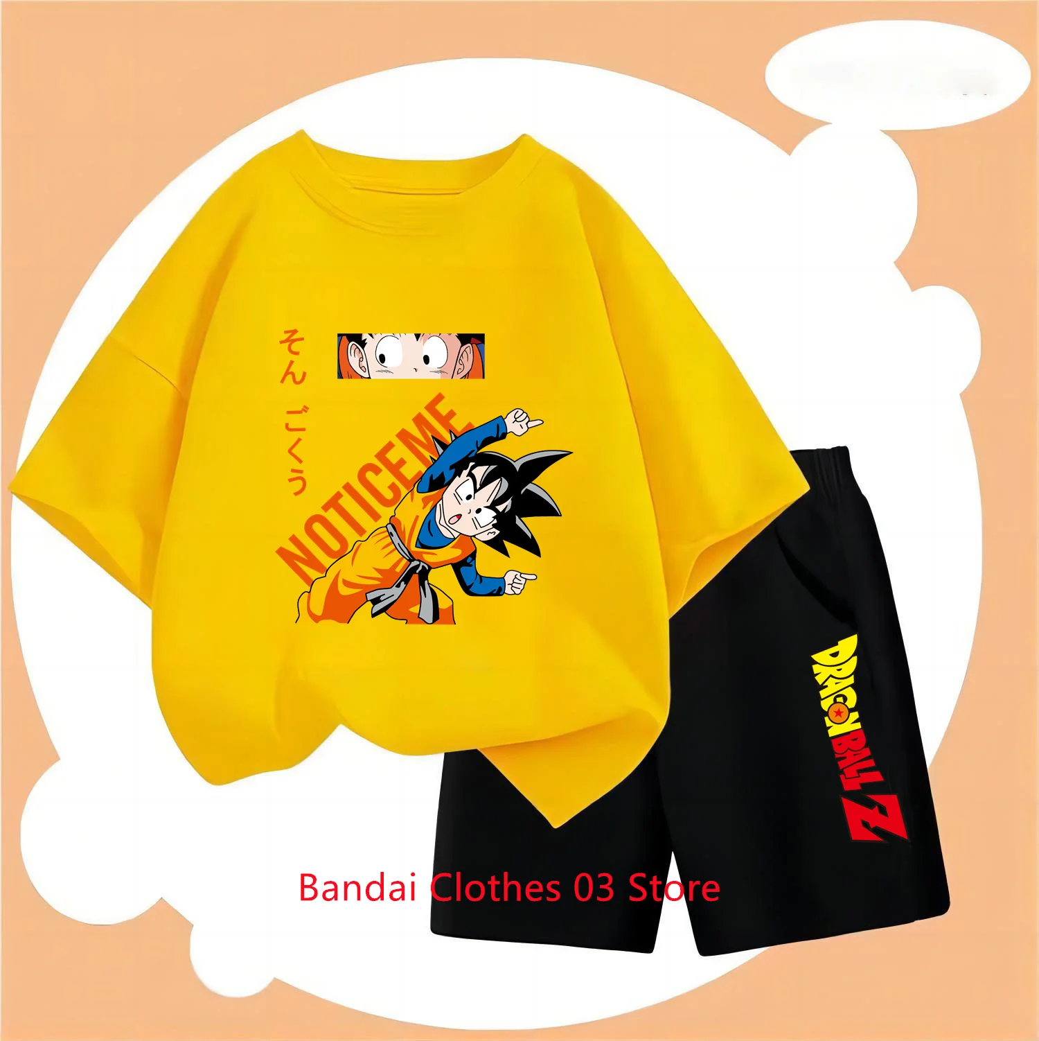 Dragon-Ball Z T Shirt Children Kawaii Funny Summer Cartoon T-shirt for Boys Girls Kid Children's Sets Unisex Short Sleeves