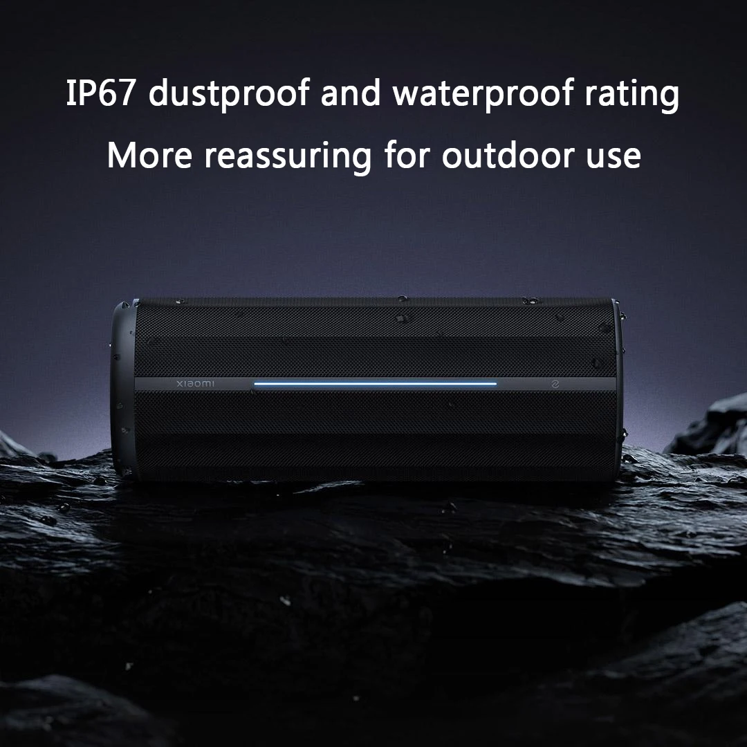 Xiaomi Bluetooth Speaker BT5.3 LHDC 5.0 93dB 40W HARMAN AudioEFX IP67 4800mAh Battery Life Outdoor Protable RGB Sound ASM02A