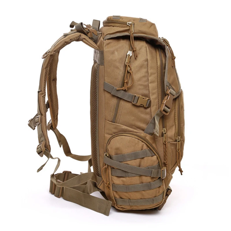 Mochila táctica militar para acampar, senderismo, mochila del ejército, bolsa impermeable para deportes al aire libre, pesca, caza, escalada, 40L