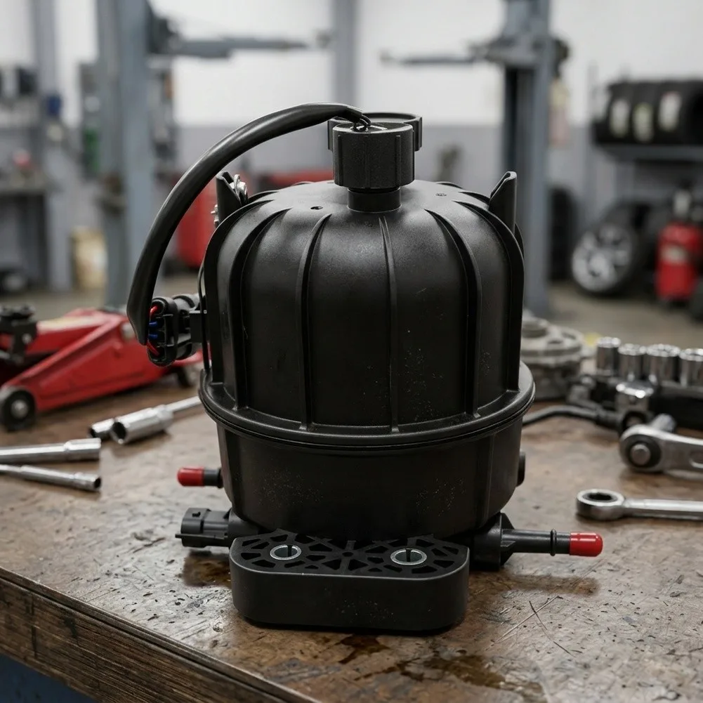 Auto Replacement Part Fuel Filter Assembly For Engine Maintenance Black Easy To Use Fuel Filter ABS Construction