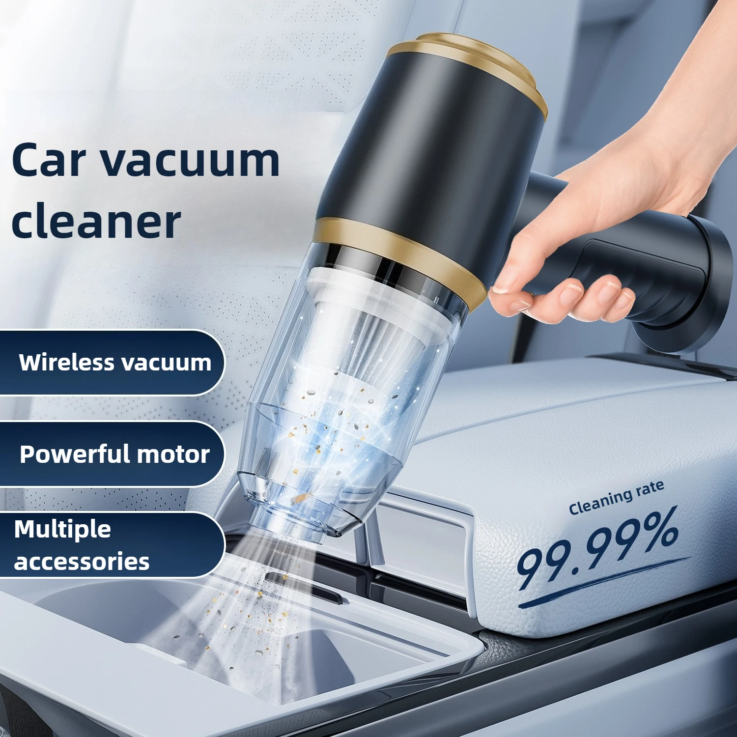 

5300PA 15000PA Автомобильный пылесос Беспроводная мощная чистящая машина Авто автомобильные аксессуары Бытовая техника Сильный всасывающий очиститель