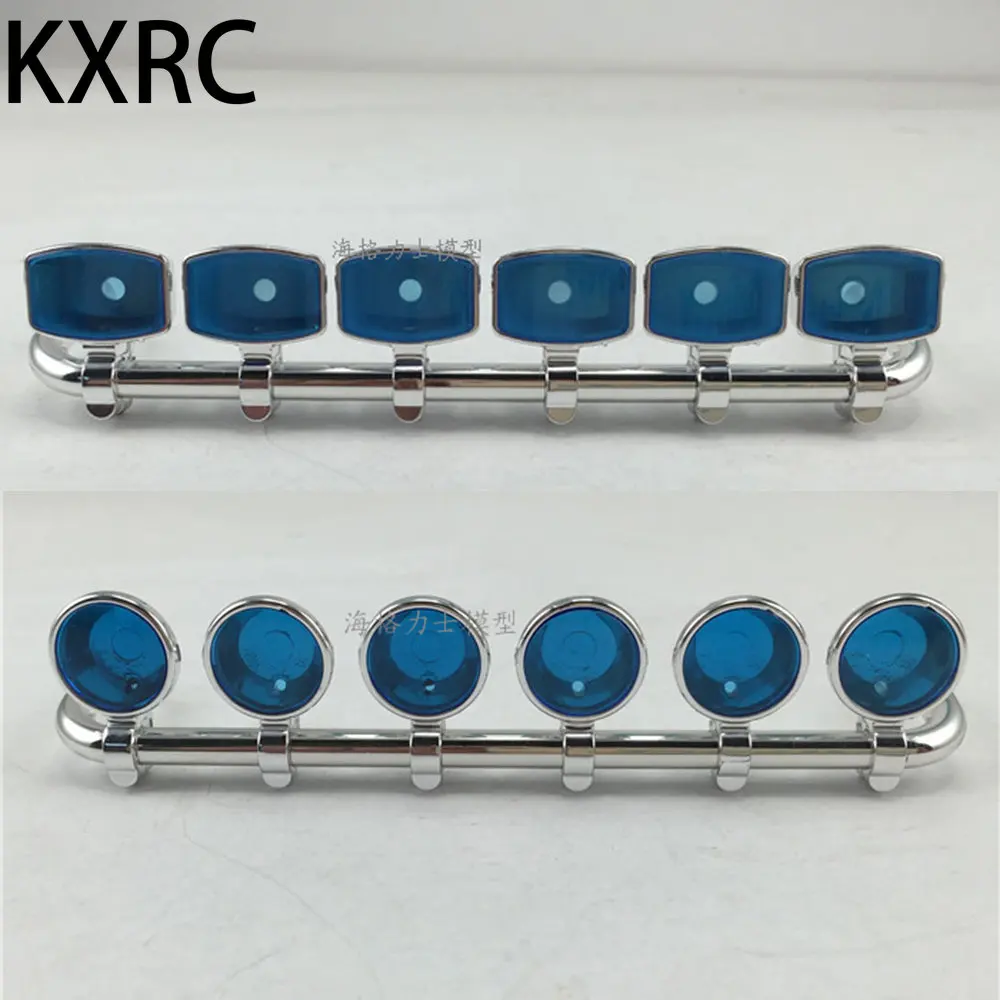 

KXRC Plastic Roof 6 Dome Light Bar Lampshade for 1/14 Tamiya RC Truck Trailer Tipper Scania 770S R470 R620 R730 Upgrade Parts