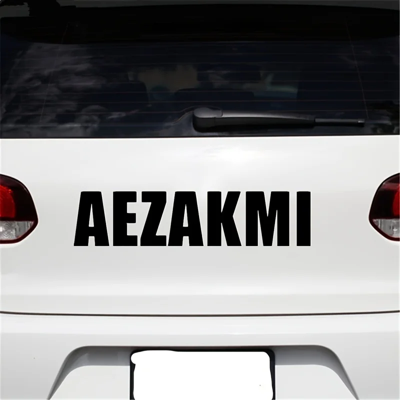 

Забавная наклейка AEZAKMI Never Wanted для автомобиля, мотоцикла, внешних аксессуаров, виниловые наклейки