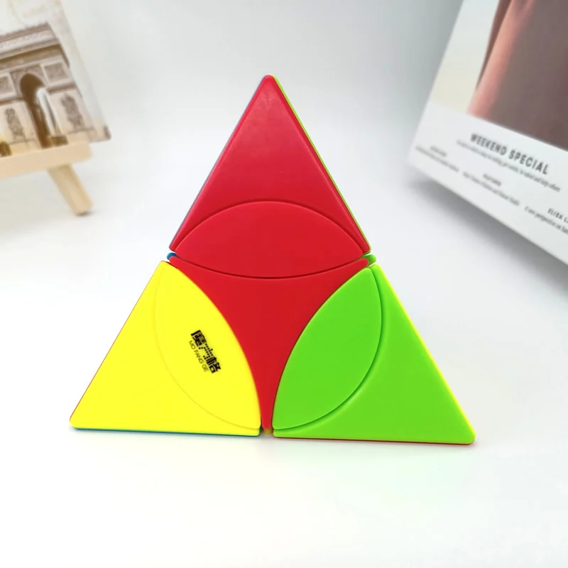 Coin Pyramid QY Magic Cube Wheel Professional Neo Speed Twisty Puzzle Brain Teasers Antistress Educational Toys