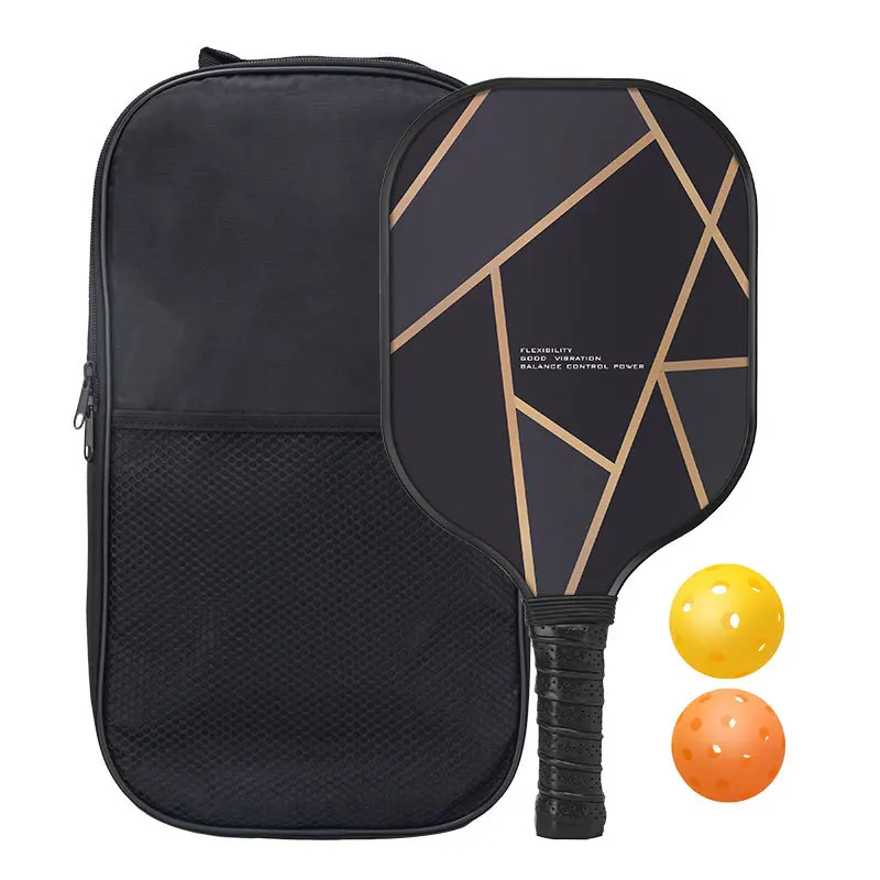 Carbon fiber five-star pickleball paddle with honeycomb board