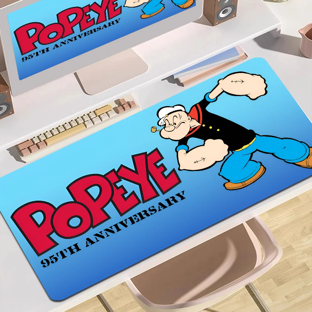 Anime P-popeyes-Sailors Large XXL Thickened Mouse Pad Oversized Gaming Keyboard Notebook Table Mat