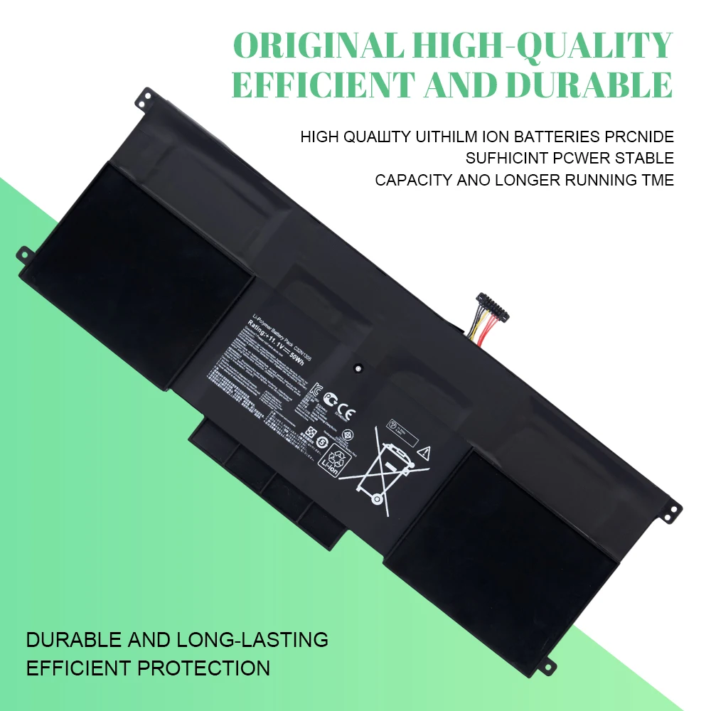 【توصيل سريع】بطارية كمبيوتر محمول C32N1305 لأجهزة ASUS Zenbook UX301 UX301L UX301LA UX301LA-1A