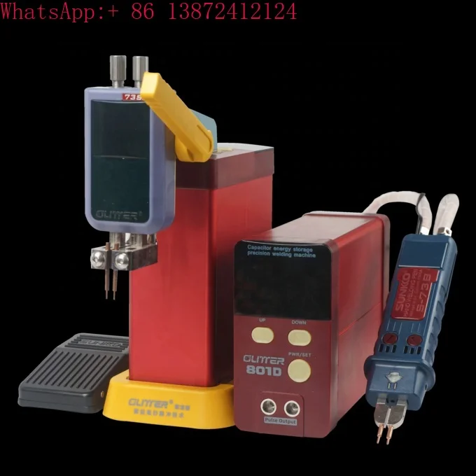 

801D Storage Capacity Spot Welding Machine 14.5KW Battery Welder Spot Welder 0.3mm Pure Nickel Welding 0.05-0.4mm 1800A
