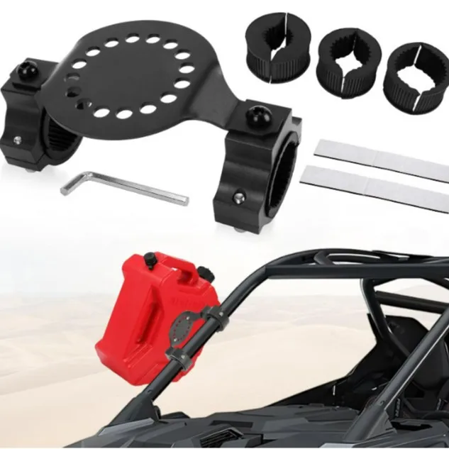 Fuel Tank Spare Water Tank Bracket Fit UTV ATV Polaris RZR Ranger Can-Am