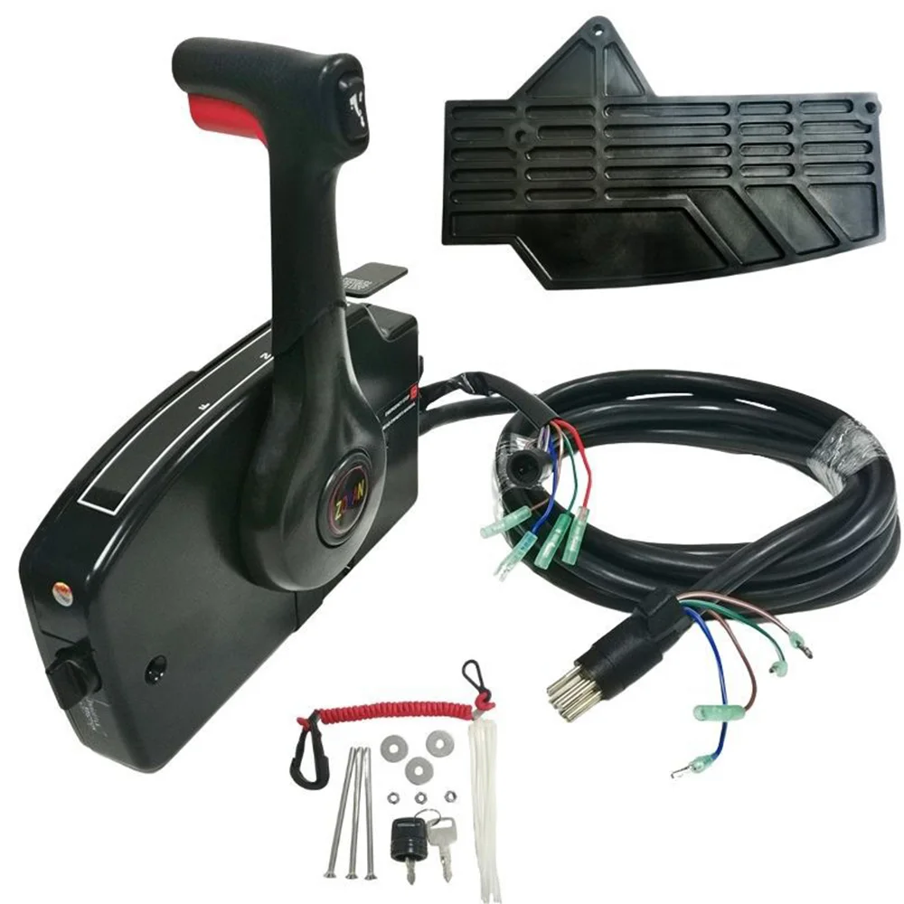 Outboard Engine Throttle Control Suitable For Mercury 2 Stroke Remote Control Side Mount 8 PIN Without Cable 881170A15