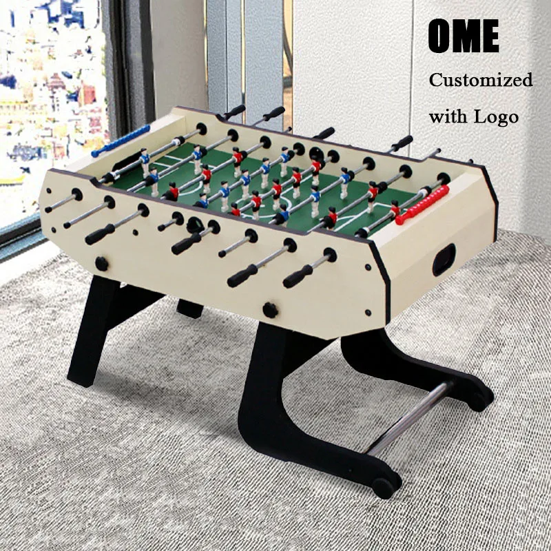 フランス式フットボールプロフェッショナル55インチエンジニアードウッド伸縮式ロッドベビーフットゲームテーブル屋内フーズボールベビーフットボールテーブル
