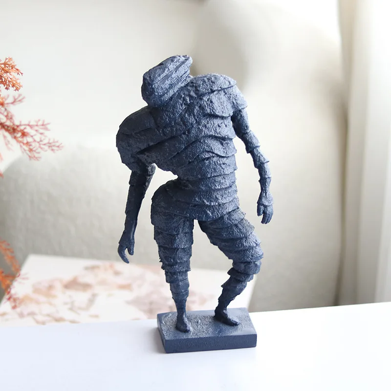 Resin Handicraft Ornaments Abstract Figure Sculpture Alien Statues Geometric Art Home Decoration Accessories