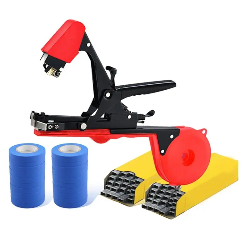 

AB08-Портативный инструмент для обвязки веток растений, ручной инструмент для завязывания веток, инструмент для обвязки растений в домашних условиях, машина для обвязки растений лентой