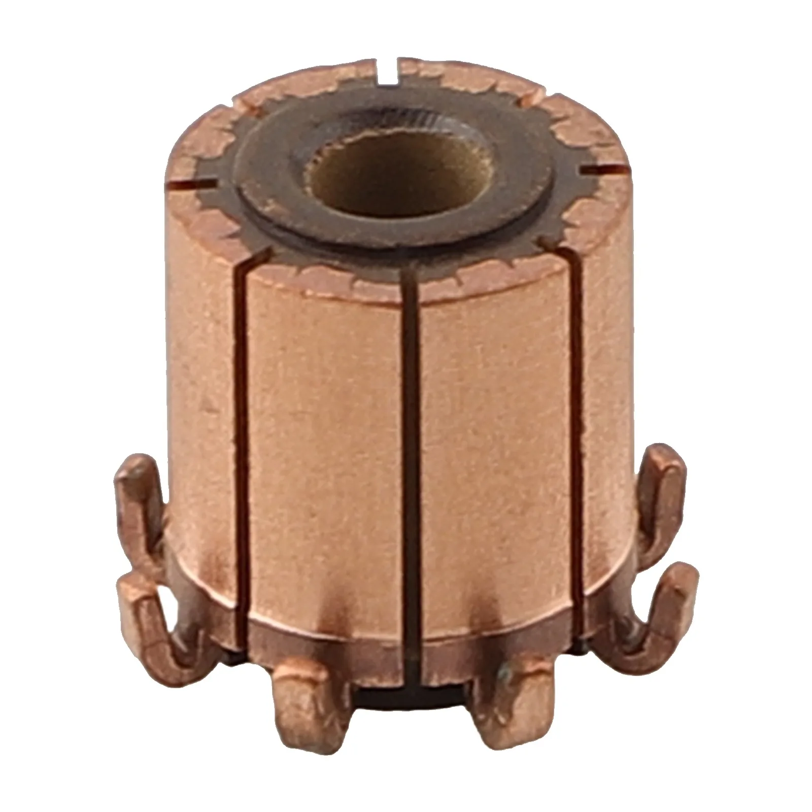 1PC 10.4x 4x 11.6（12) Mm CHY-3230-8 Motor Commutator 8P Teeth Copper Hook Type Electrical Motor Commutator For Power Tools