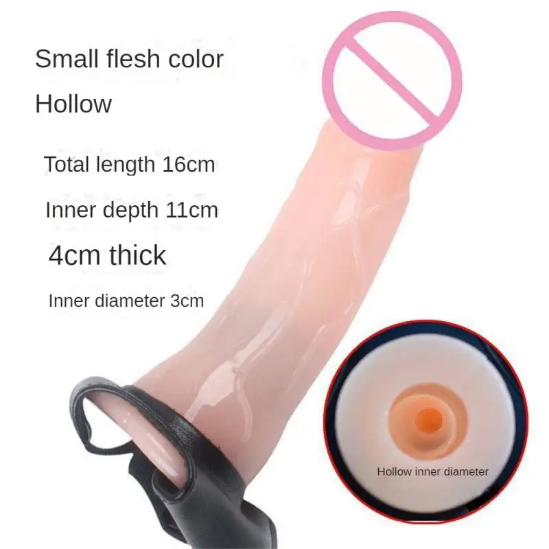 1/2/3PCS Men Strap On Dildo Panties Wearable Hollow Penis Lengthen Sleeve Strapon Dildo Pants Harness Belt for Man Sex Toys For