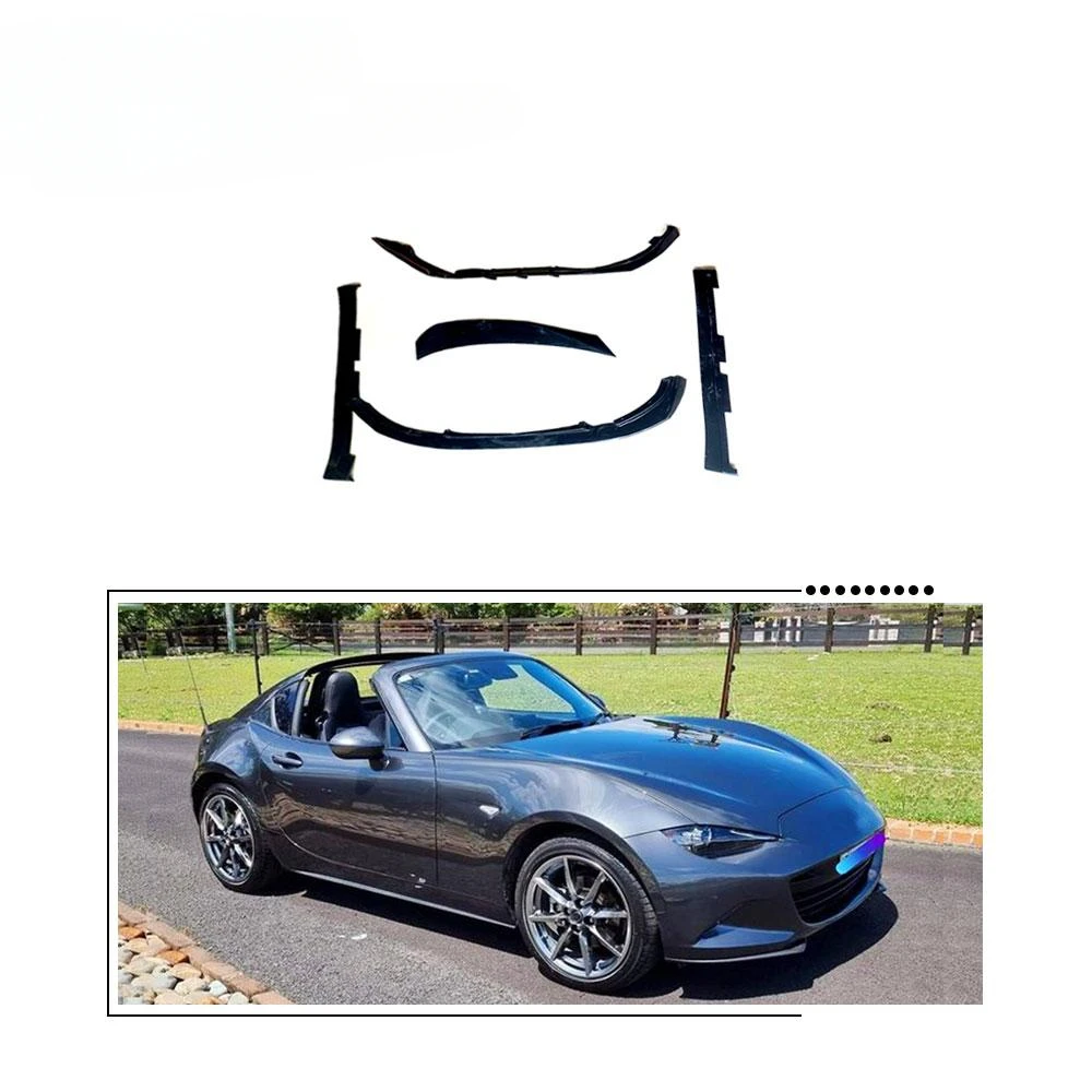 PU Body Kits Front Lip Rear Diffuser Side Skirts Rear Spoiler for Mazda MX-5 2022