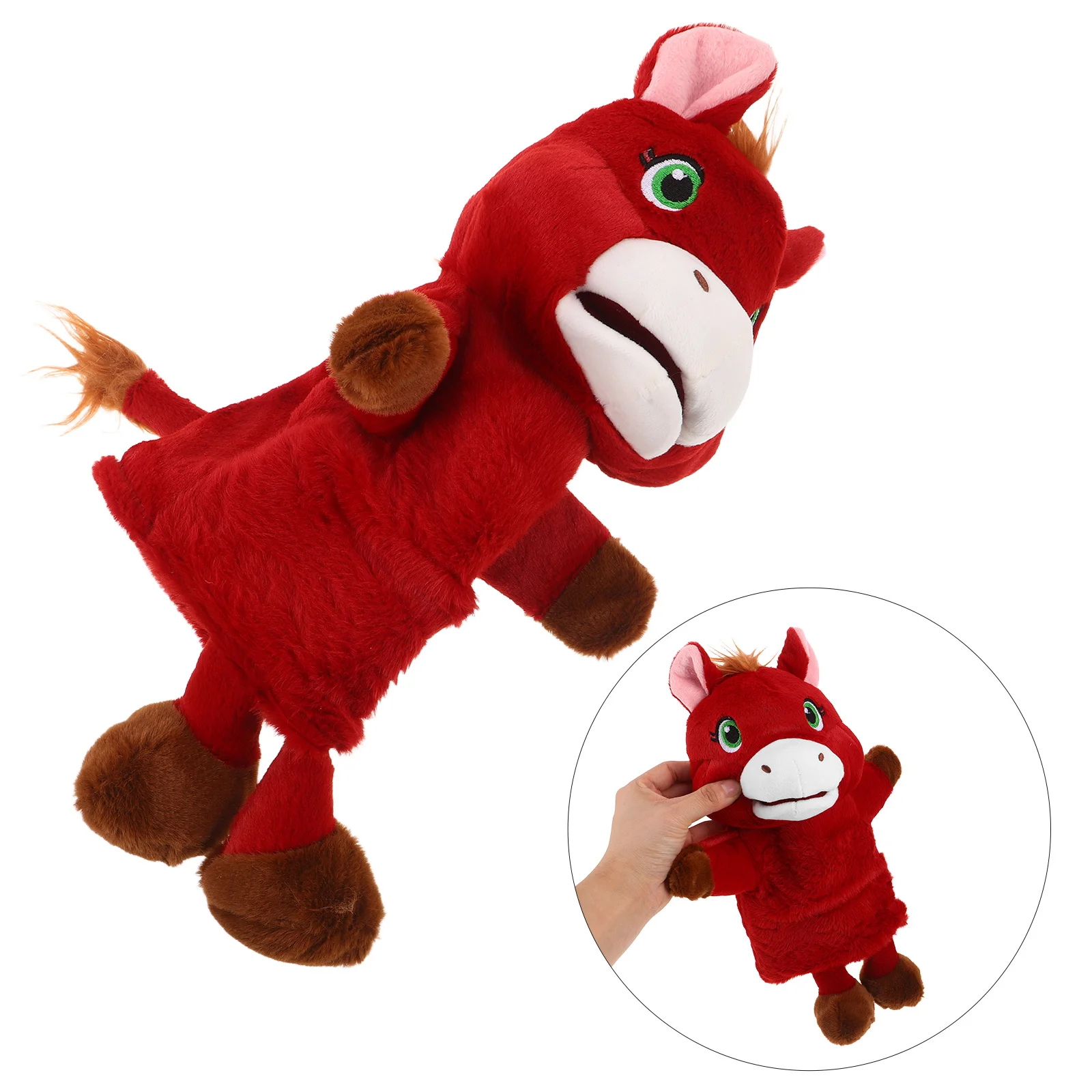 Interactive Hand Puppet Set for Children Adults Theater Show Role Play Learning Aid Fun Gift Unique Design Animal Figure