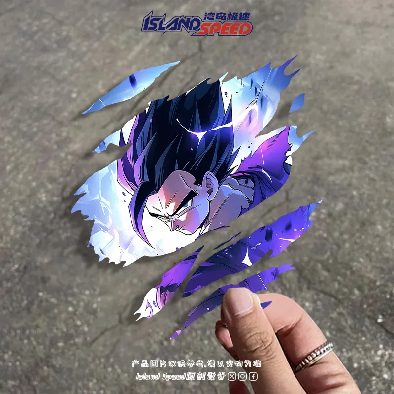 

Anime Dragon Ball Tear Car Sticker Personality Creative High Value Scratch Cover Decorative Sticker