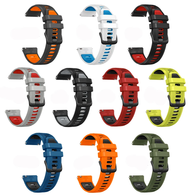 Silicone Strap 22mm Watch Band For Xiaomi Mi Watch S1 Pro /S1 Active Color 2 /Mi Watch S2 46 42mm Wristband Bracelet Belt Correa