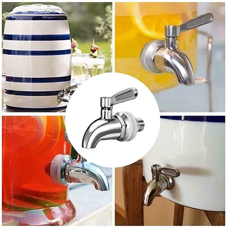 304 Stainless Steel Wine Jar Barrel Faucet For All Kinds Of Drinks Water Dispensers Water Boiling Machines Replacement Part
