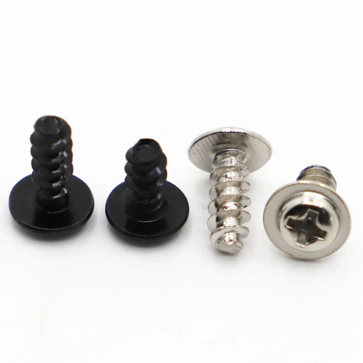 

M1.4 M1.7 M2 M2.3 M2.6 M3 M4 Carbon Steel Phillips PWB Round Head With Washer Flat Tail Self Self- tapping Screw