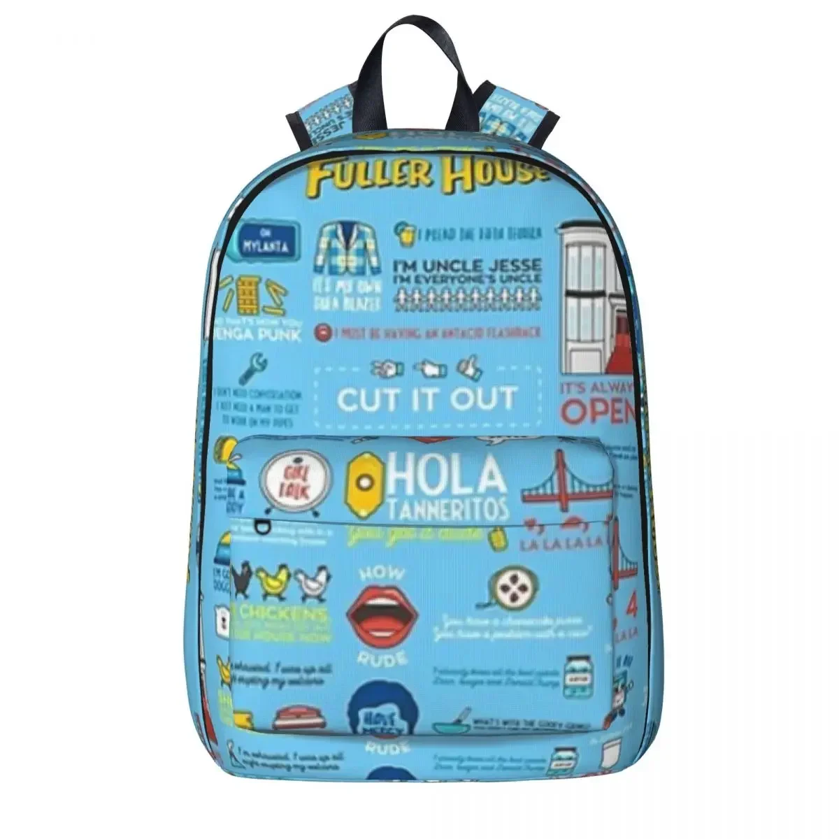 Fuller House Woman Backpacks Boys Girls Bookbag Fashion Students School Bags Portability Laptop Rucksack Shoulder Bag