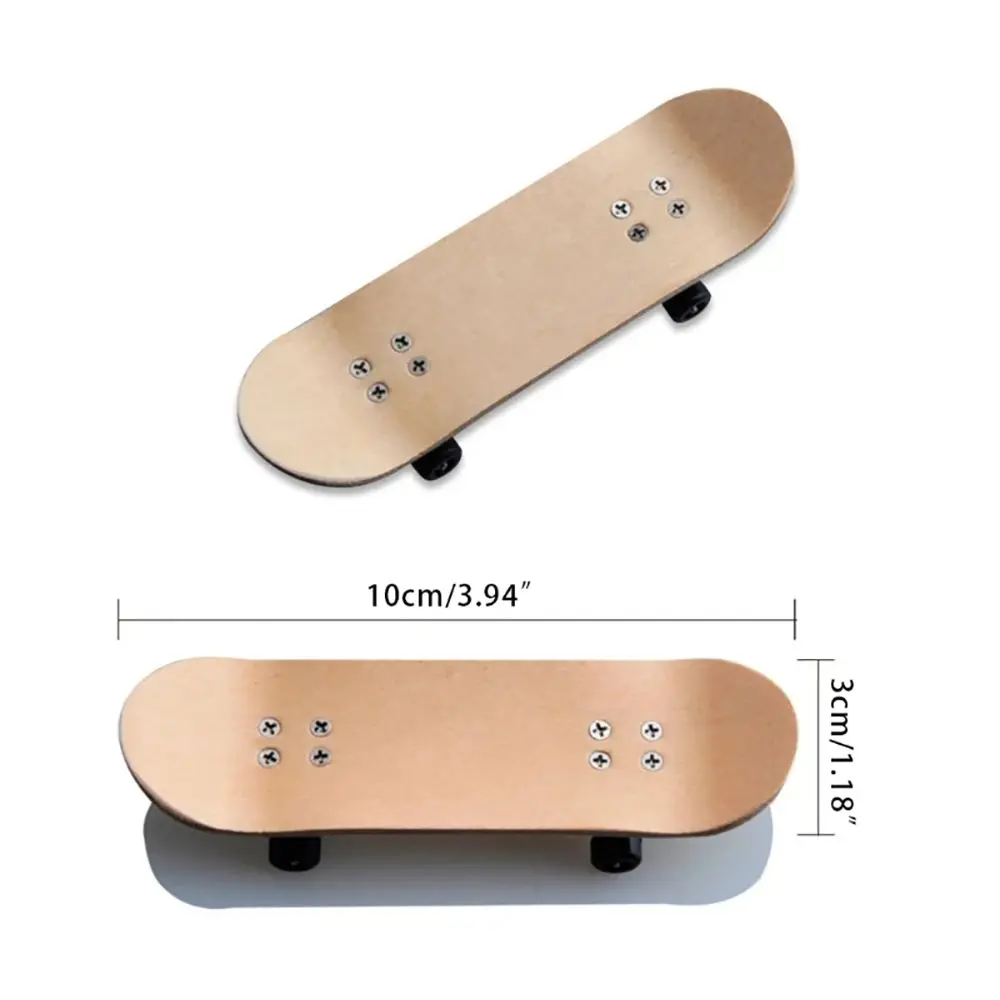 1Pcs New Maple Fingerboard Deck Wooden 5 Layer Finger SkateBoard Parts Mini 30mm Fingerboard Accessory