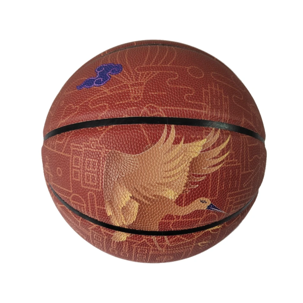 Size7 Boutique Painting Basketball Crane Graffiti PU Material Sports Basketball