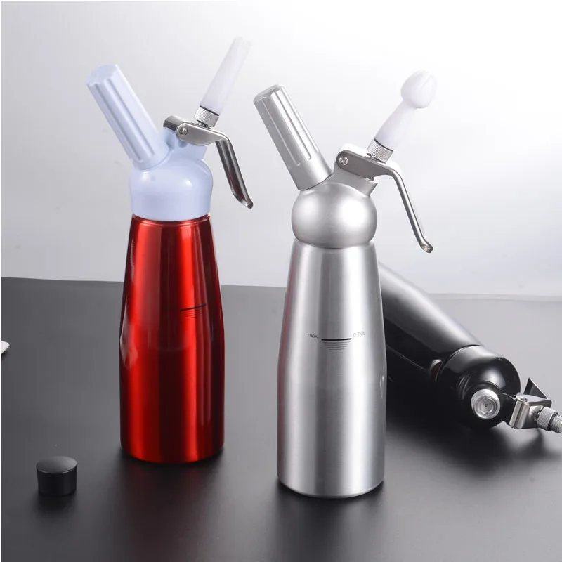 Stainless Steel Cream Gun Frother Cream Gun Milk Whisk Coffee Flower Gun Fresh Cream Foaming Ice Cream