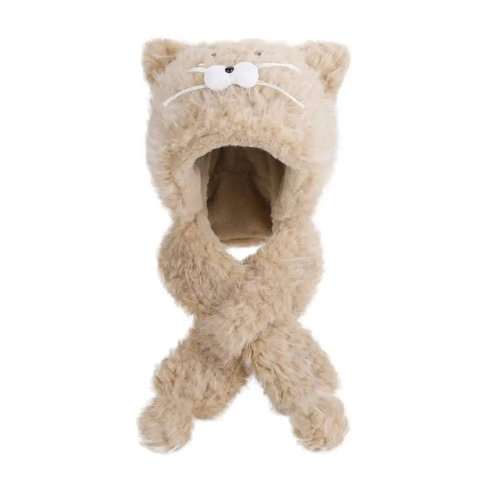 

Lei Feng Hat Ear Protection Hat Thickened Warm Cartoon Winter Beanie Windproof Knitted Pullover Hat Winter Season