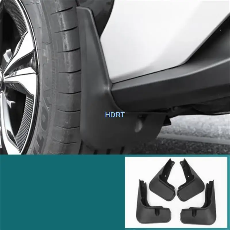 Car Style Front Rear Mudguard Mudflap Splash Guard Fender Mud Flap Cover Protector Decoration Accessories For Toyota BZ4X 2022 +