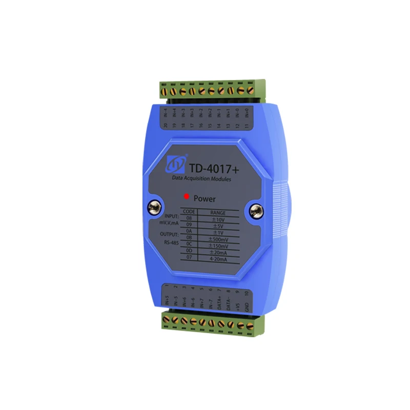 

TD-4017 8-Channel Analog Quantity Acquisition Module Support MODBUS-RTU Protocol