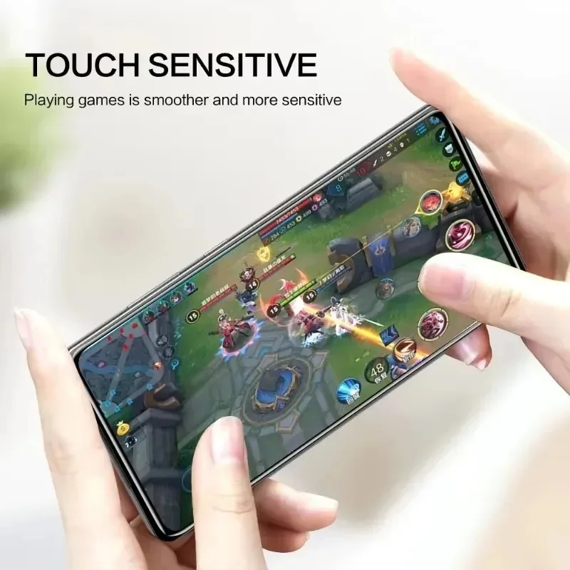 3Pcs Tempered Glass For Realme GT 8 Pro 7 6 Curved Full Cover Screen Protector