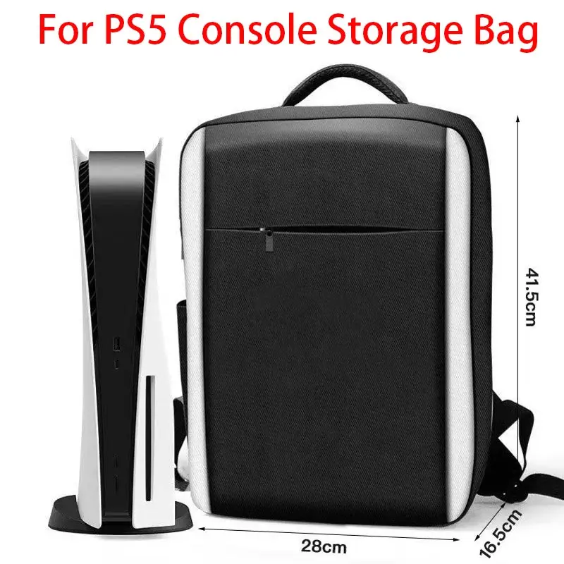 

Рюкзак для игровой консоли PS5, противоударный водонепроницаемый дорожный чехол для хранения гарнитуры и игровых аксессуаров